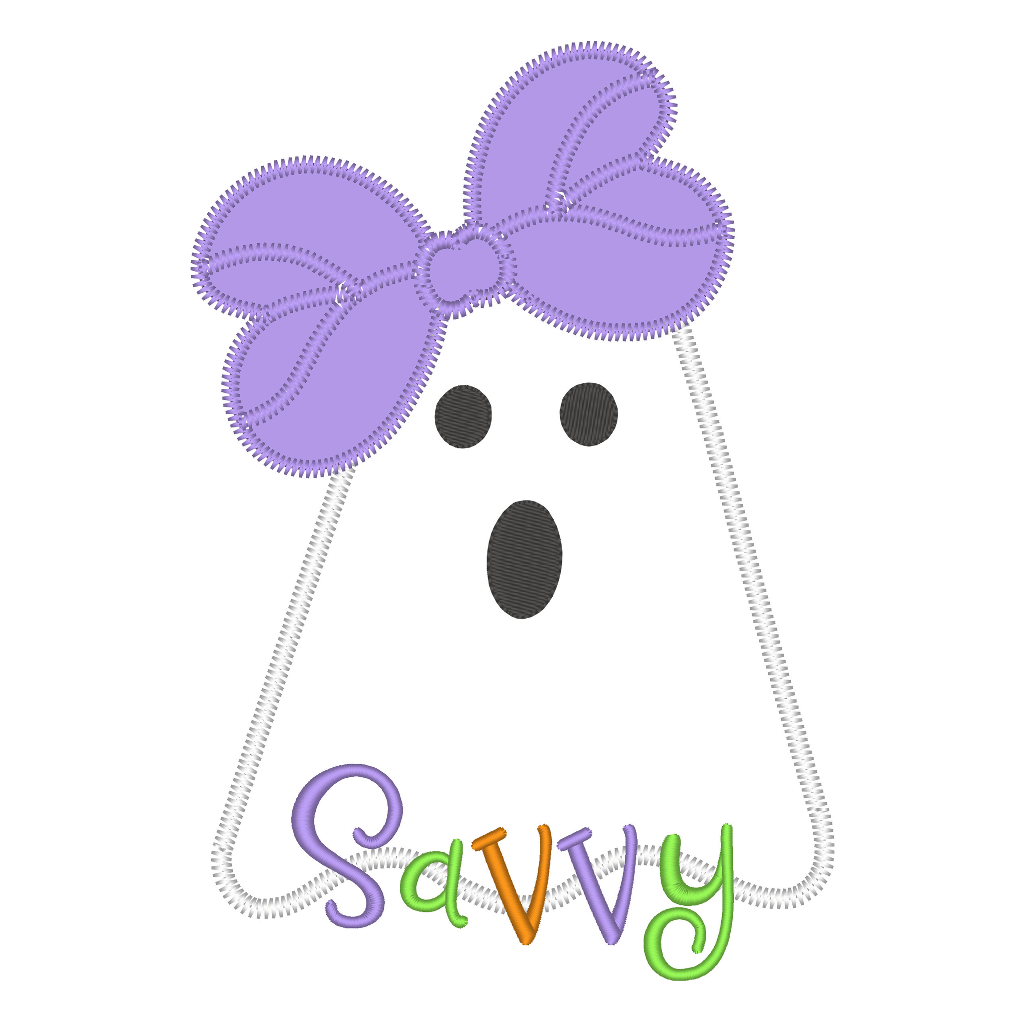 SAMPLE SALE, Ghost Girl Embroidered Halloween Shirt - Kids Halloween Shirt - Girls Halloween Shirt - Fall Shirt - Autumn Shirt