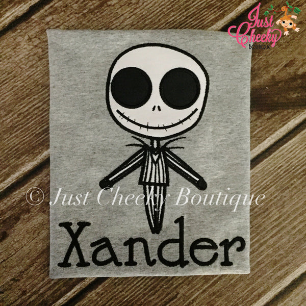 Jack Skellington - Pumkin King Embroidered Shirt - Nightmare Before Christmas - Horror Movie - Scary Movie