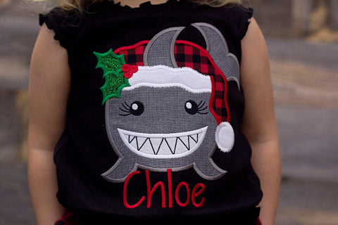 Girl Baby Shark Christmas Shirt - Girls Christmas Shirt - Christmas Shark Shirt - Boys Christmas Shirt - Baby Shark Song -Baby Shark Doo Doo