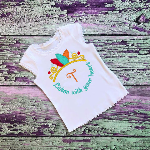 SAMPLE SALE, Disney Princess Inspired Shirt - Pocahontas Birthday Shirt - Disney Vacation - Disney Princess Birthday