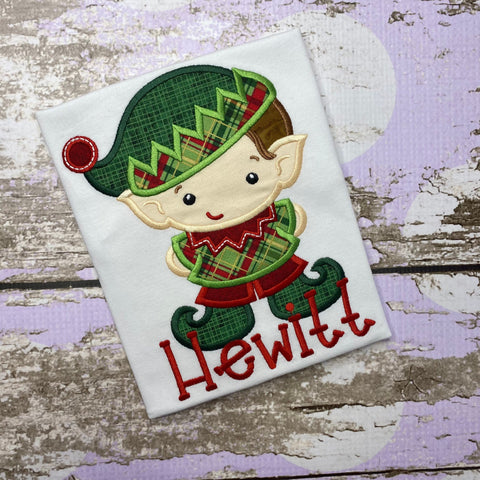 Boy Elf Embroidered Shirt - Christmas Shirt - Boys Christmas Shirt - Elf Shirt - Kids Christmas Shirt - Boys Elf Shirt - Buddy