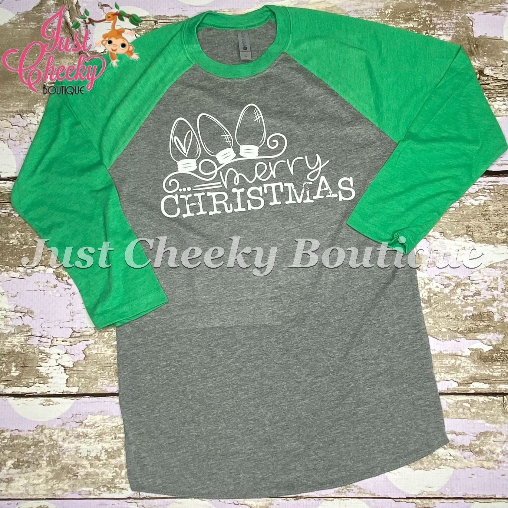 READY TO SHIP, Merry Christmas Light Screen Print Shirt-Adult Christmas Shirt -Mom Christmas Shirt-Women Christmas Shirt